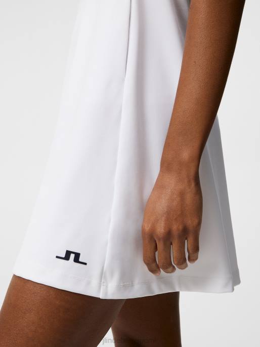 J.Lindeberg mona mekko naiset valkoinen 4VD01613 vaatetus