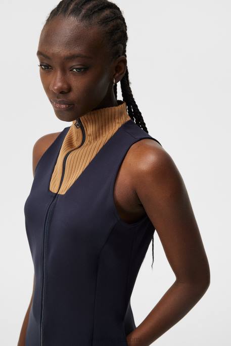 J.Lindeberg rubiini mekko naiset laivasto 4VD01595 vaatetus