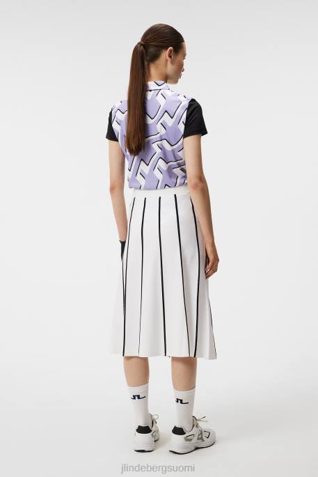 J.Lindeberg sally neulottu hame naiset valkoinen 4VD01560 vaatetus