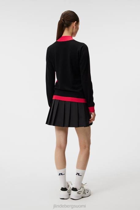 J.Lindeberg adeline neulottu villapaita naiset ruusunpunainen 4VD01763 vaatetus