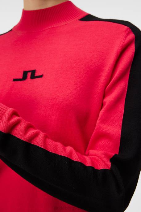 J.Lindeberg adeline neulottu villapaita naiset ruusunpunainen 4VD01763 vaatetus