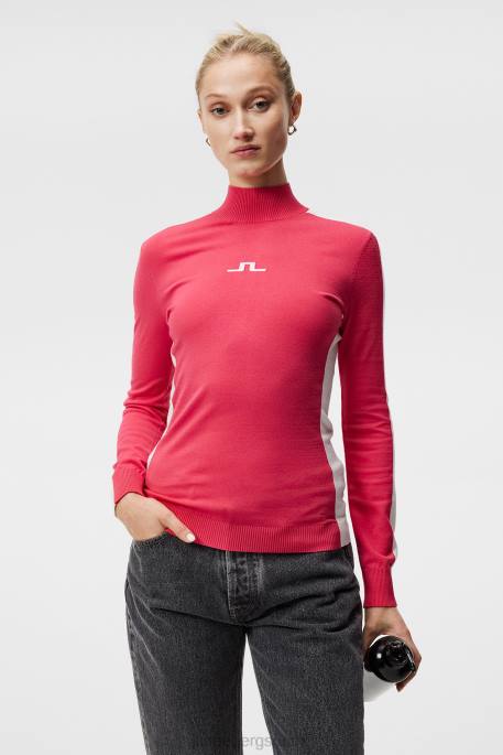 J.Lindeberg adia neulottu villapaita naiset atsalea 4VD01825 vaatetus