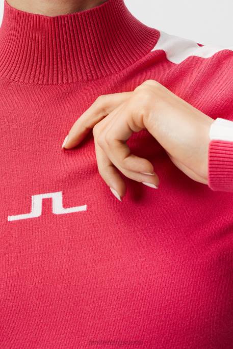 J.Lindeberg adia neulottu villapaita naiset atsalea 4VD01825 vaatetus