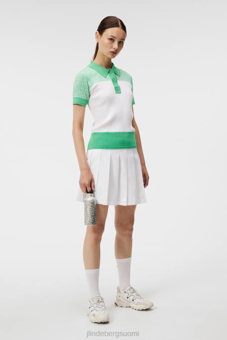 J.Lindeberg akaasia neulottu paita naiset valkoinen 4VD01772 vaatetus