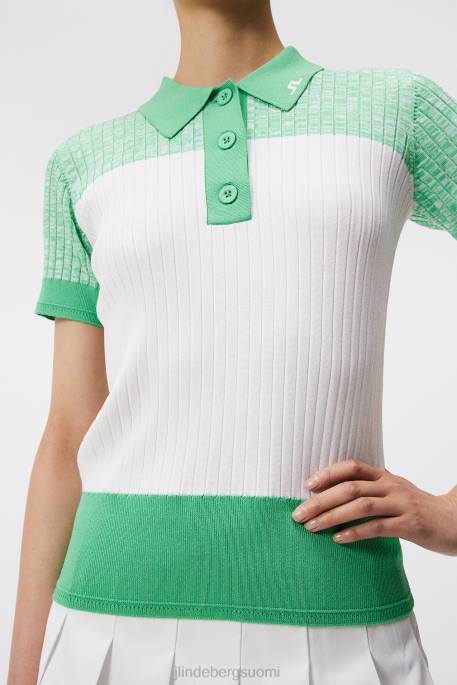 J.Lindeberg akaasia neulottu paita naiset valkoinen 4VD01772 vaatetus