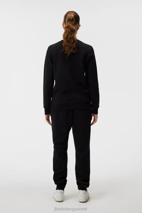 J.Lindeberg alfa collegepaita naiset musta 4VD01789 vaatetus