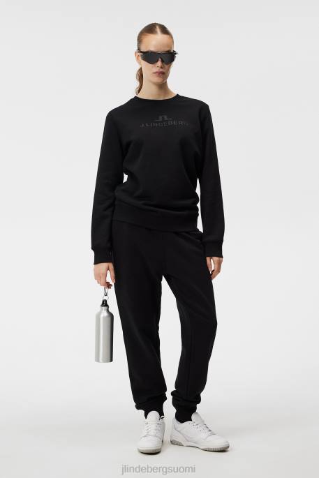 J.Lindeberg alfa collegepaita naiset musta 4VD01789 vaatetus