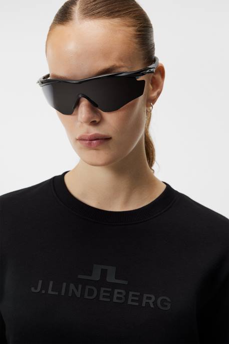 J.Lindeberg alfa collegepaita naiset musta 4VD01789 vaatetus