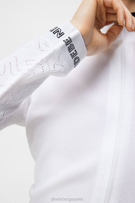 J.Lindeberg almaida neulottu villapaita naiset valkoinen 4VD01844 vaatetus