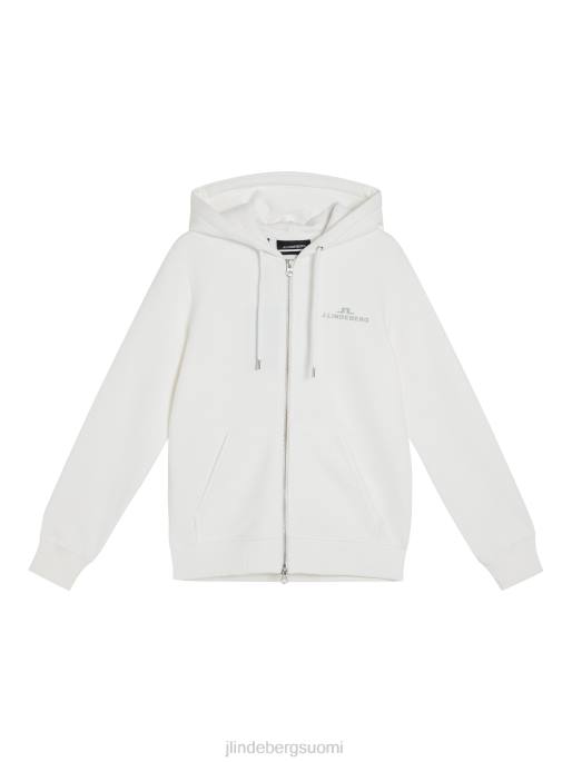 J.Lindeberg alpha vetoketjullinen huppu naiset valkoinen 4VD01890 vaatetus