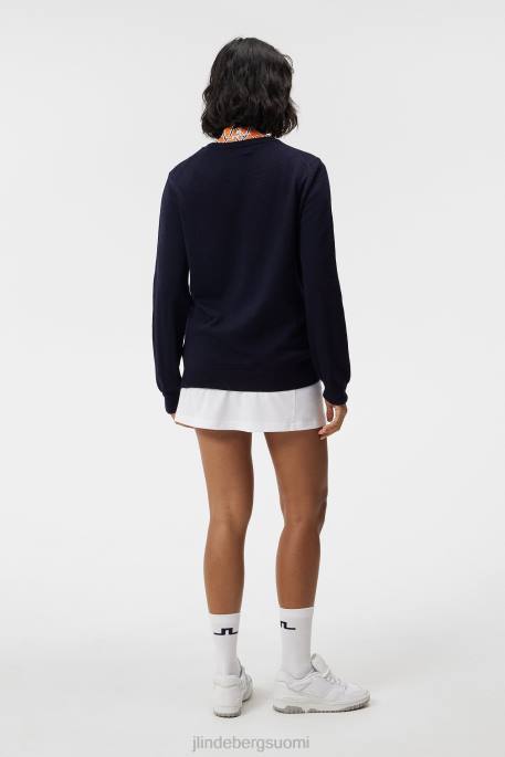 J.Lindeberg amaya neulottu villapaita naiset laivasto 4VD01809 vaatetus