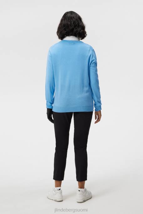 J.Lindeberg amaya neulottu villapaita naiset pieni poika sininen 4VD01811 vaatetus