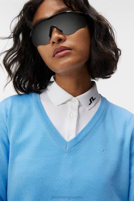 J.Lindeberg amaya neulottu villapaita naiset pieni poika sininen 4VD01811 vaatetus