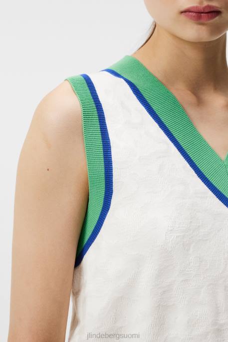 J.Lindeberg barbadosin neulottu liivi naiset valkoinen 4VD01770 vaatetus