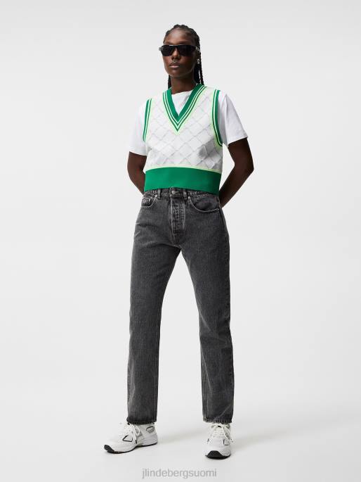 J.Lindeberg barbadosin neulottu liivi naiset valkoinen 4VD01837 vaatetus