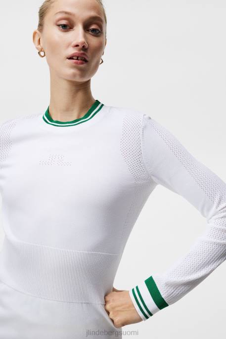 J.Lindeberg bree neulottu villapaita naiset valkoinen 4VD01822 vaatetus