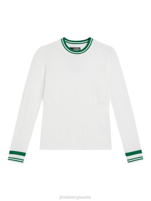 J.Lindeberg bree neulottu villapaita naiset valkoinen 4VD01822 vaatetus