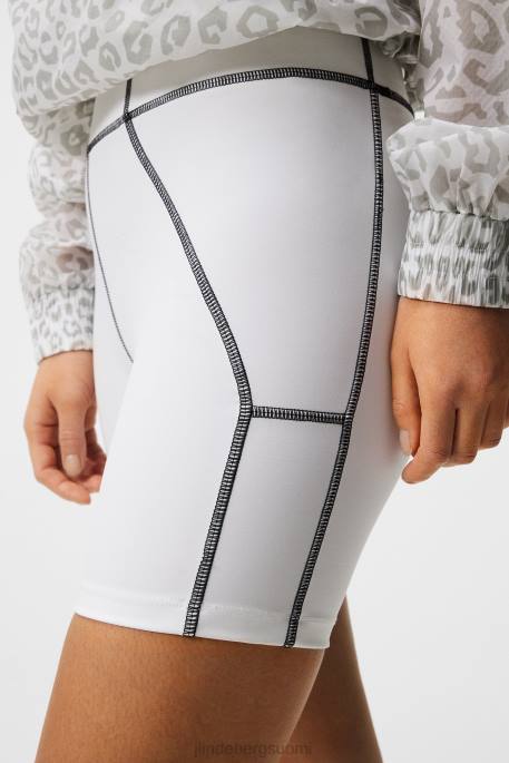 J.Lindeberg ekon lyhyet sukkahousut naiset valkoinen 4VD01851 vaatetus