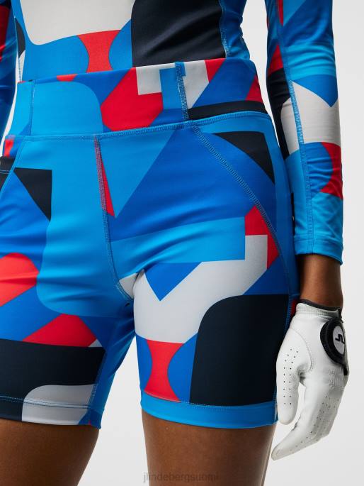 J.Lindeberg ekon print lyhyet sukkahousut naiset harmaa iso silta 4VD01854 vaatetus