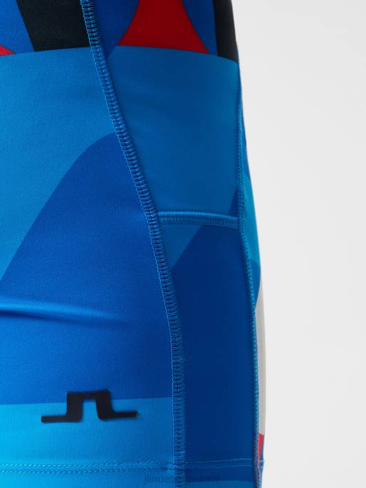 J.Lindeberg ekon print lyhyet sukkahousut naiset harmaa iso silta 4VD01854 vaatetus