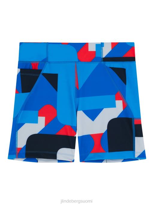 J.Lindeberg ekon print lyhyet sukkahousut naiset harmaa iso silta 4VD01854 vaatetus