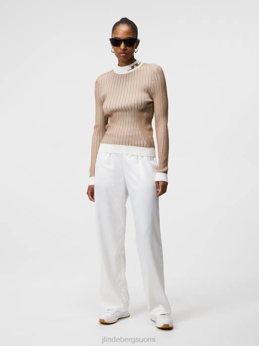 J.Lindeberg felicia neulottu villapaita naiset tiikeriruskea 4VD01846 vaatetus