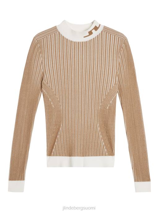 J.Lindeberg felicia neulottu villapaita naiset tiikeriruskea 4VD01846 vaatetus