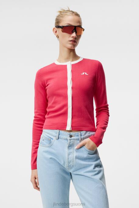 J.Lindeberg freda neulottu neuletakki naiset atsalea 4VD01830 vaatetus