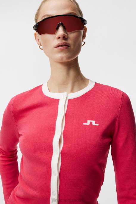 J.Lindeberg freda neulottu neuletakki naiset atsalea 4VD01830 vaatetus