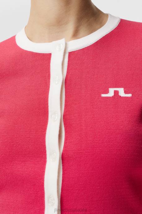 J.Lindeberg freda neulottu neuletakki naiset atsalea 4VD01830 vaatetus