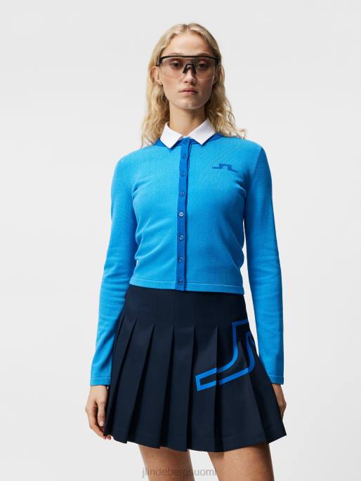 J.Lindeberg freda neulottu neuletakki naiset loistava sininen 4VD01829 vaatetus