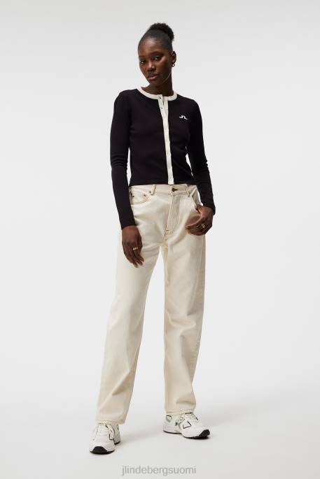 J.Lindeberg freda neulottu neuletakki naiset musta 4VD01832 vaatetus