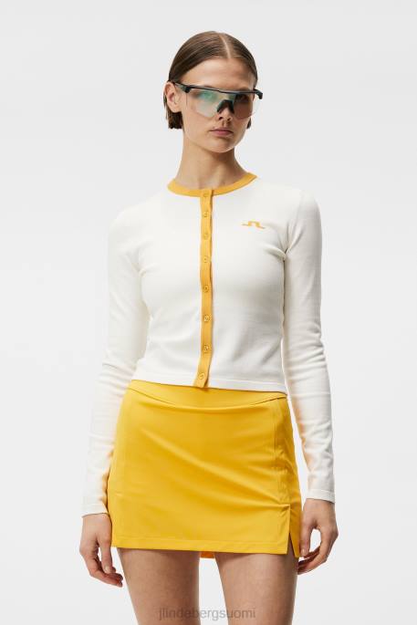 J.Lindeberg freda neulottu neuletakki naiset valkoinen 4VD01831 vaatetus