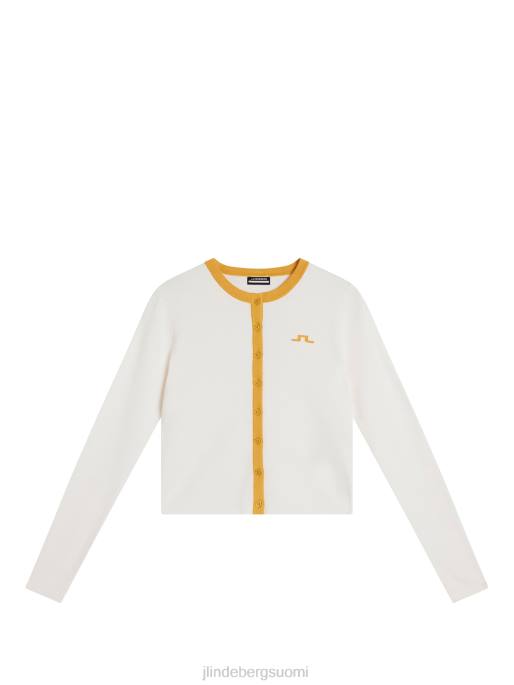 J.Lindeberg freda neulottu neuletakki naiset valkoinen 4VD01831 vaatetus