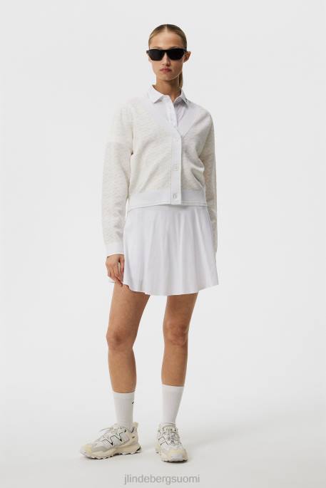 J.Lindeberg hanna neulottu neuletakki naiset valkoinen 4VD01812 vaatetus