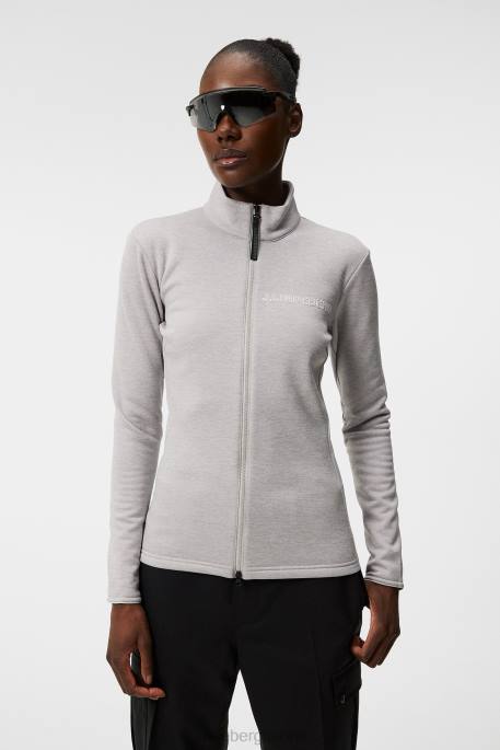 J.Lindeberg kati välikerros naiset vaaleanharmaa melansi 4VD01862 vaatetus