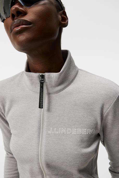 J.Lindeberg kati välikerros naiset vaaleanharmaa melansi 4VD01862 vaatetus