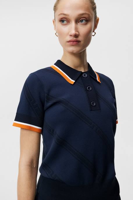 J.Lindeberg kissan neulepaita naiset laivasto 4VD01840 vaatetus