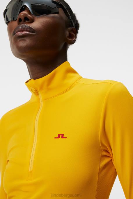 J.Lindeberg lauryn puolivetoketjullinen välikerros naiset sitrushedelmiä 4VD01877 vaatetus