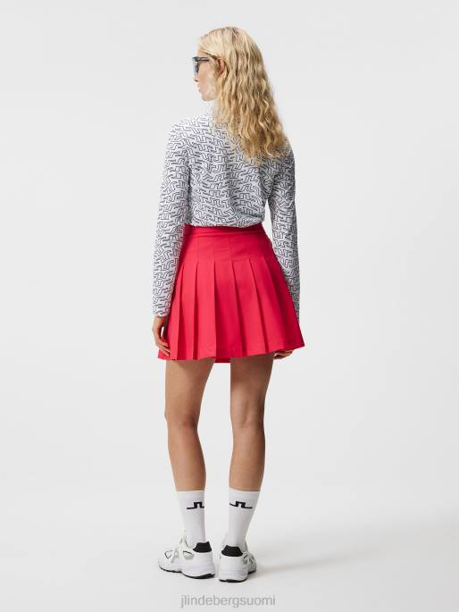 J.Lindeberg marilyn puoli vetoketjullinen välikerros naiset valkoinen siltapyörre 4VD01875 vaatetus