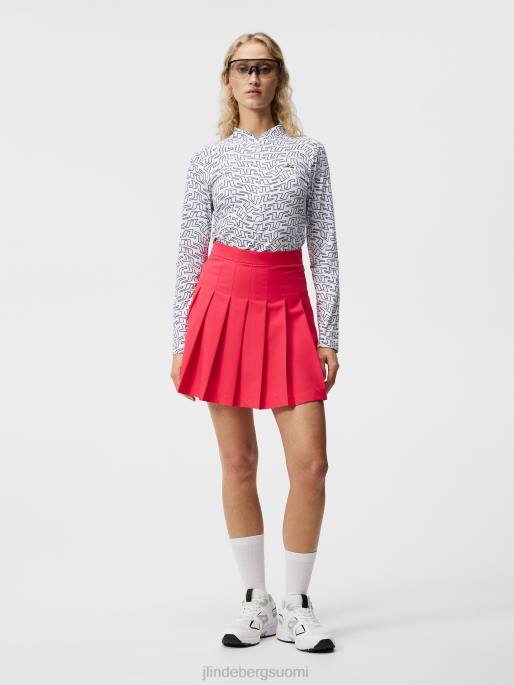 J.Lindeberg marilyn puoli vetoketjullinen välikerros naiset valkoinen siltapyörre 4VD01875 vaatetus