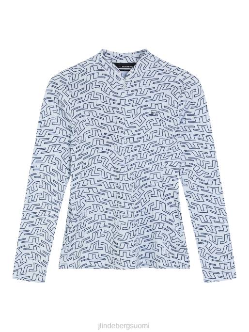 J.Lindeberg marilyn puoli vetoketjullinen välikerros naiset valkoinen siltapyörre 4VD01875 vaatetus