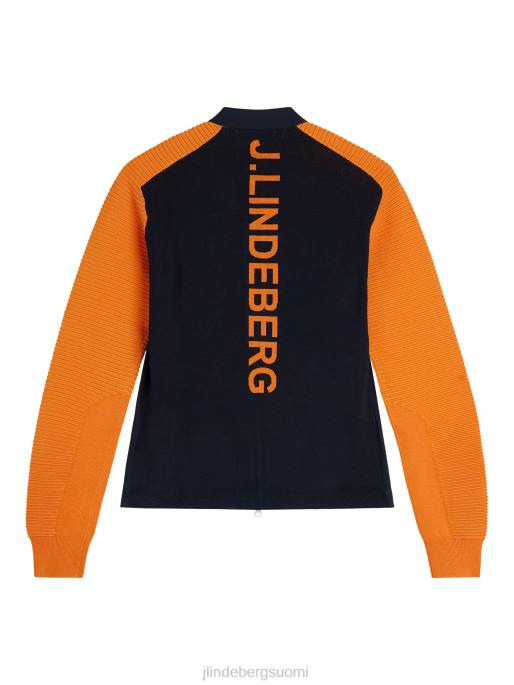 J.Lindeberg rosa hybridi neule naiset laivasto 4VD01847 vaatetus