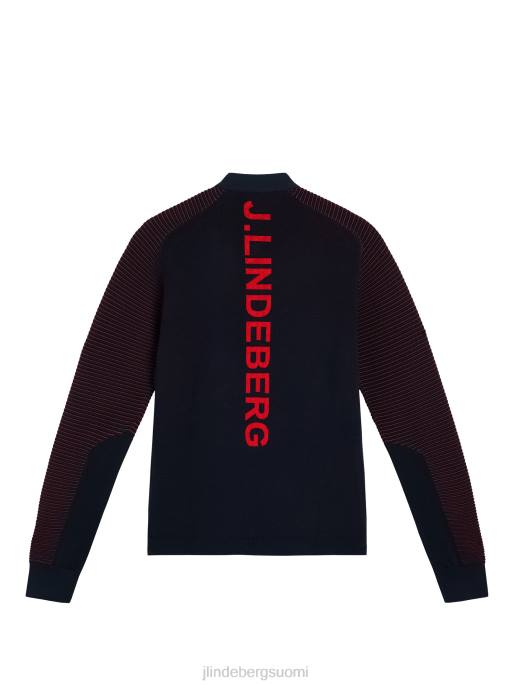 J.Lindeberg rosa hybridi neule naiset tulenpunainen 4VD01848 vaatetus