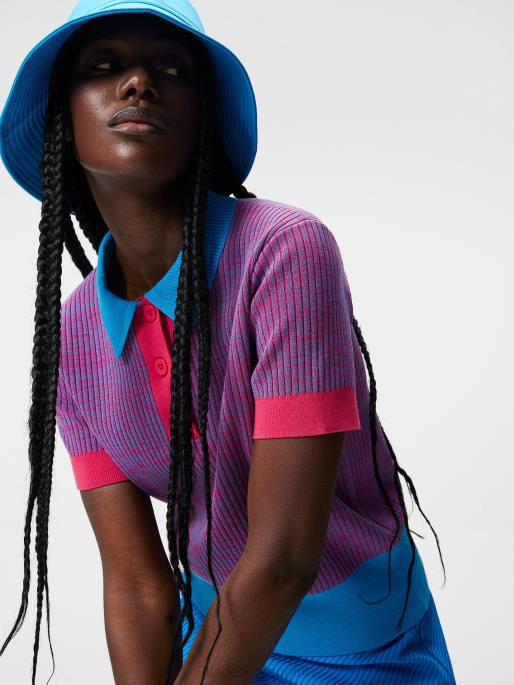 J.Lindeberg vega neulepaita naiset loistava sininen 4VD01823 vaatetus