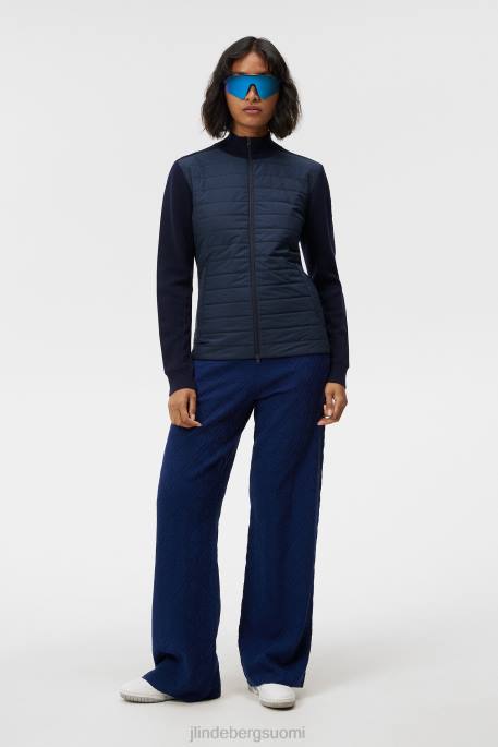 J.Lindeberg wren-neulottu hybriditakki naiset laivasto 4VD01807 vaatetus