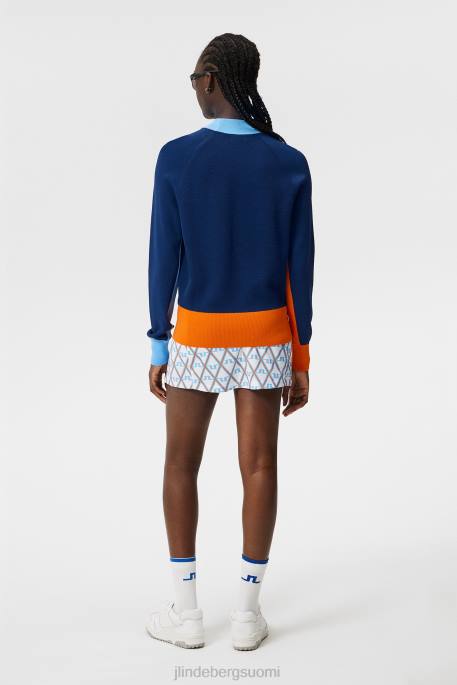 J.Lindeberg zoe neulottu villapaita naiset kiinteistön sininen 4VD01765 vaatetus