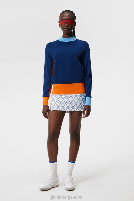 J.Lindeberg zoe neulottu villapaita naiset kiinteistön sininen 4VD01765 vaatetus