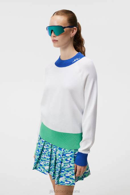 J.Lindeberg zoe neulottu villapaita naiset valkoinen 4VD01766 vaatetus