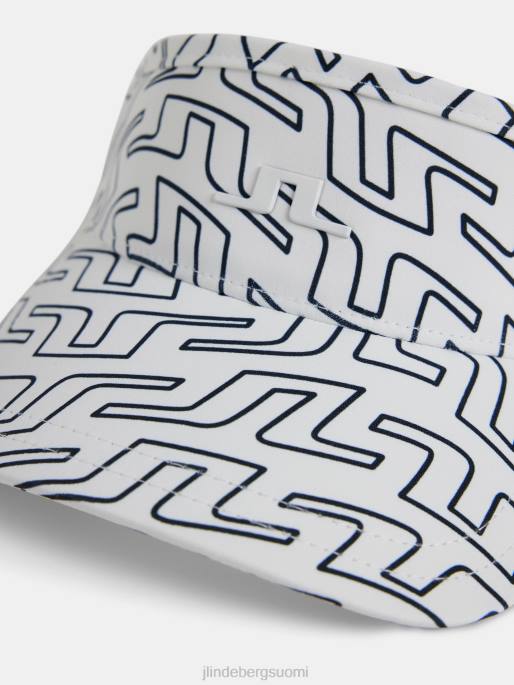 J.Lindeberg bon print visiiri naiset valkoinen siltapyörre 4VD02003 lisävaruste